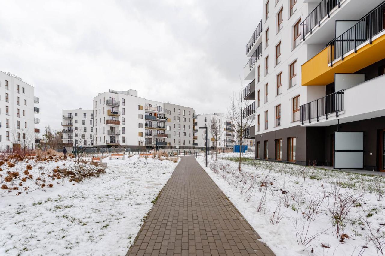 Chill Apartments Marywilska Warschau Exterior foto