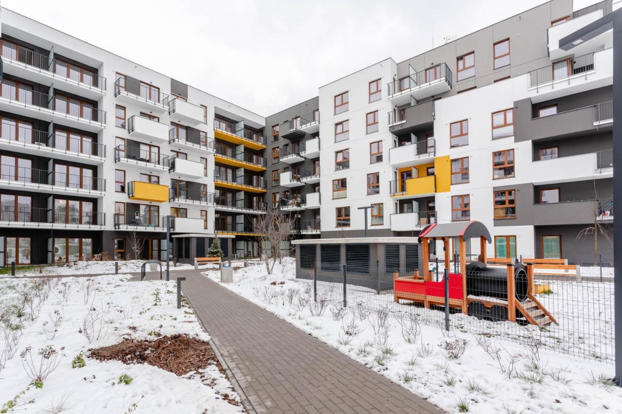 Chill Apartments Marywilska Warschau Exterior foto